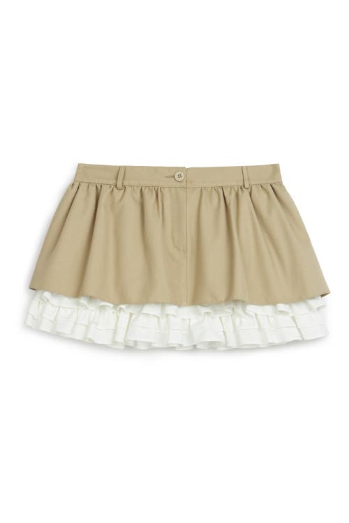 NOCTURNE NOCTURNE LAYERED MINI SKIRT