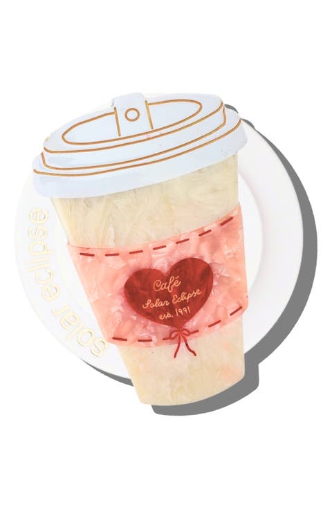 Hand Painted Café Coffee Phone Grip