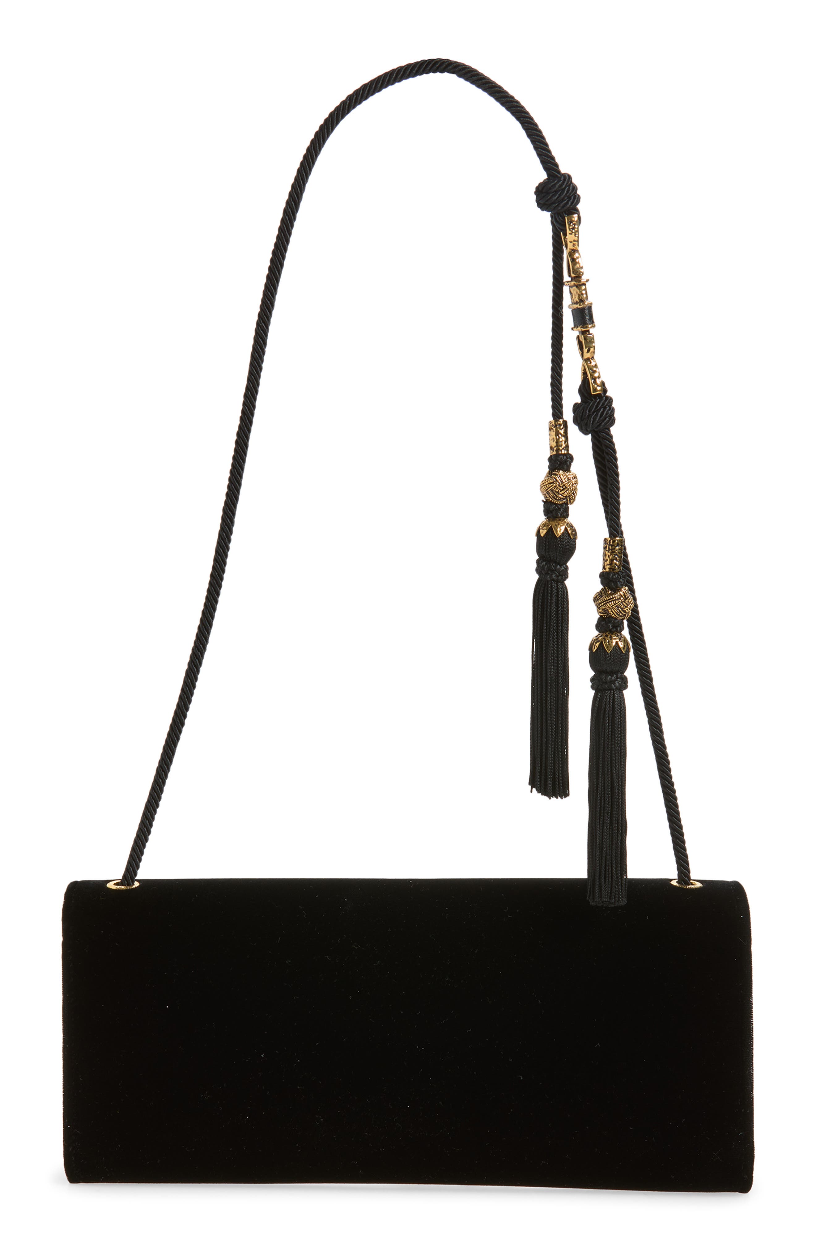 Kate Clutch on Chain, Alternate, color, BLACK