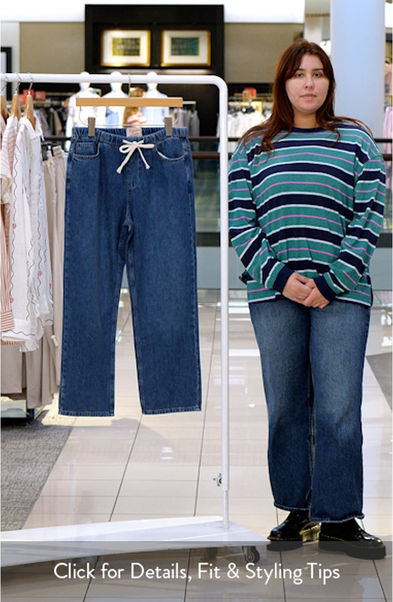Ella Wide Leg Denim Pants, sales video thumbnail