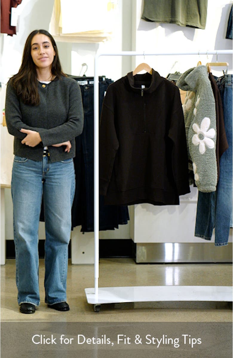 Kickback Ottoman Half Zip Tunic, sales video thumbnail