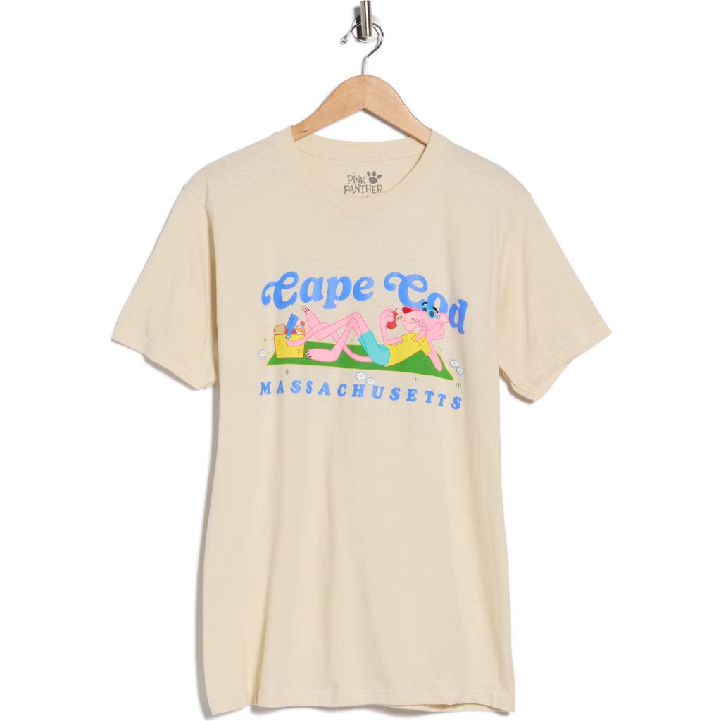 The Forecast Agency Pink Panther Cape Cod Graphic T-shirt In Brown