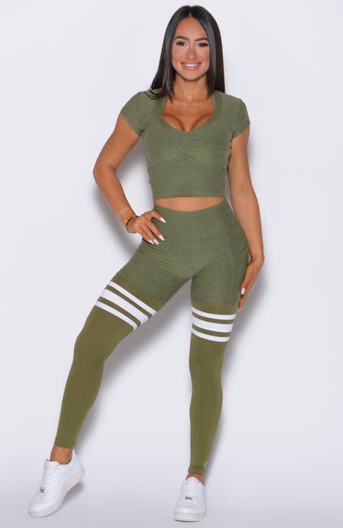 Bombshell Sportswear Perform Thigh High In Green