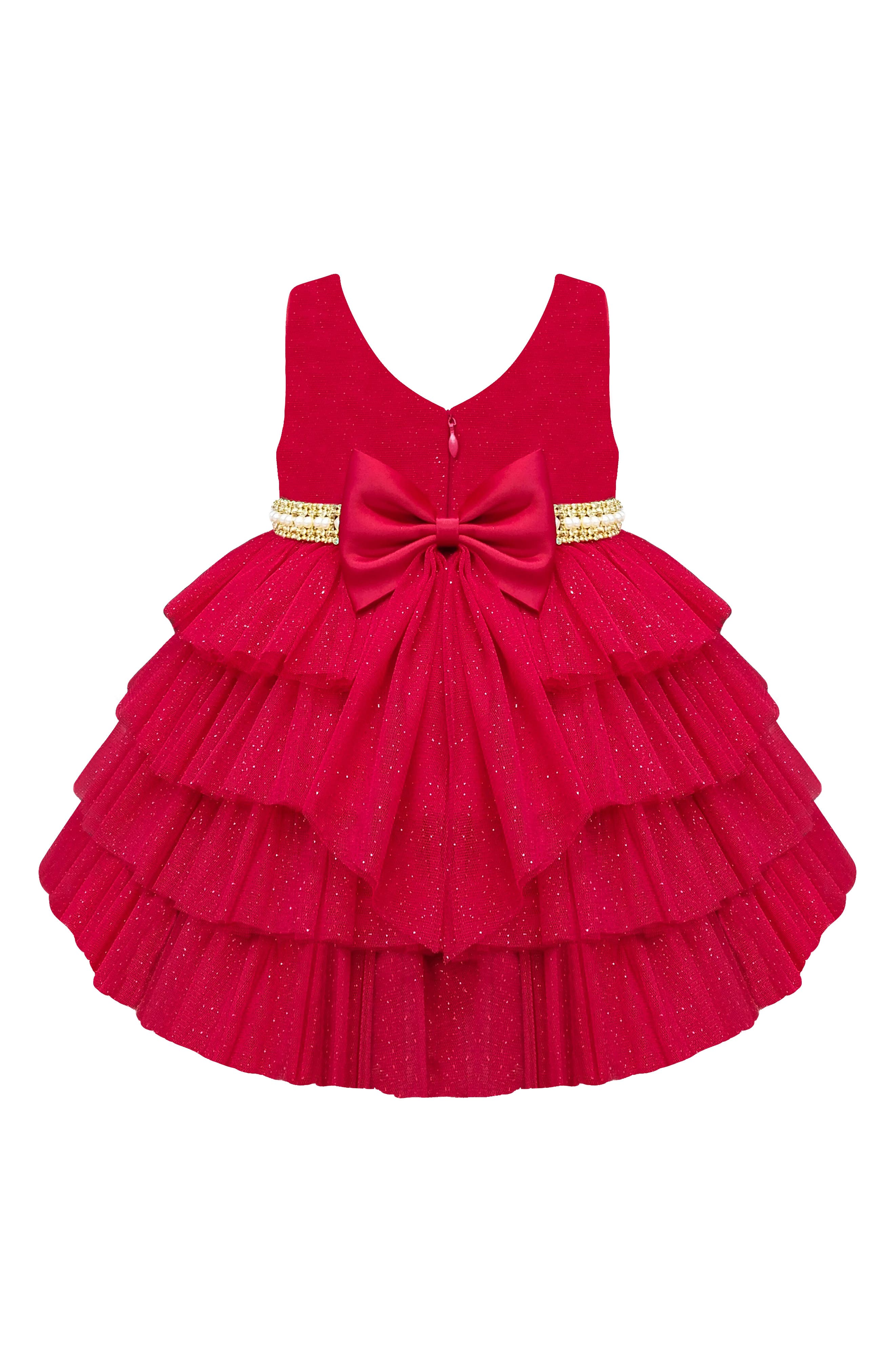 AMERICAN PRINCESS Tiered Mesh Party Dress | Nordstromrack