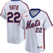 Nike Men's Nike Juan Soto White New York Mets Cooperstown Collection Limited 40th Anniversary Jersey