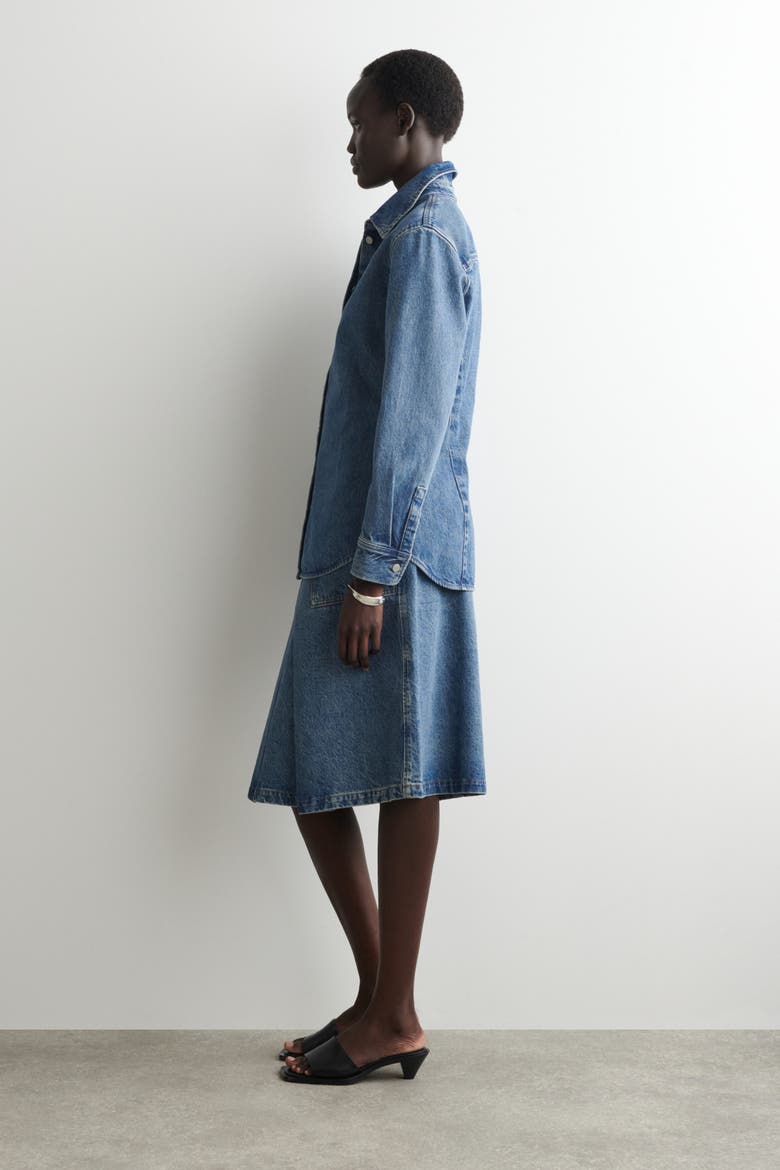 Denim Shirt, Alternate, color, BLUE