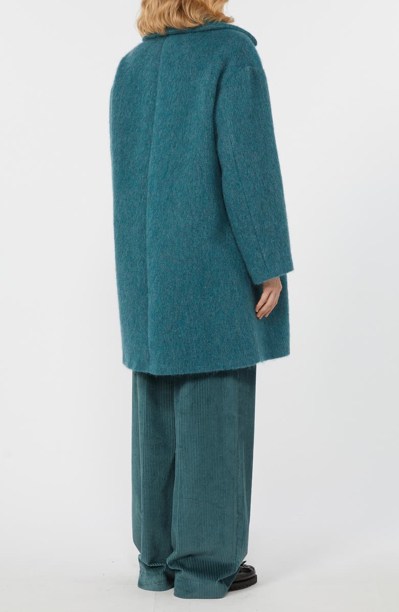 Weekend Max Mara Rada Virgin Wool Blend Coat, Alternate, color, Oil