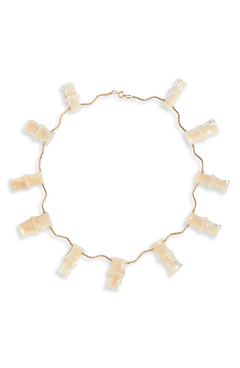 Isshi Tsuta Necklace, Main, color, Honey