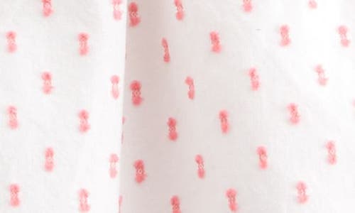 Nordstrom Square Neck Cotton Flutter Top & Shorts Set In Pink