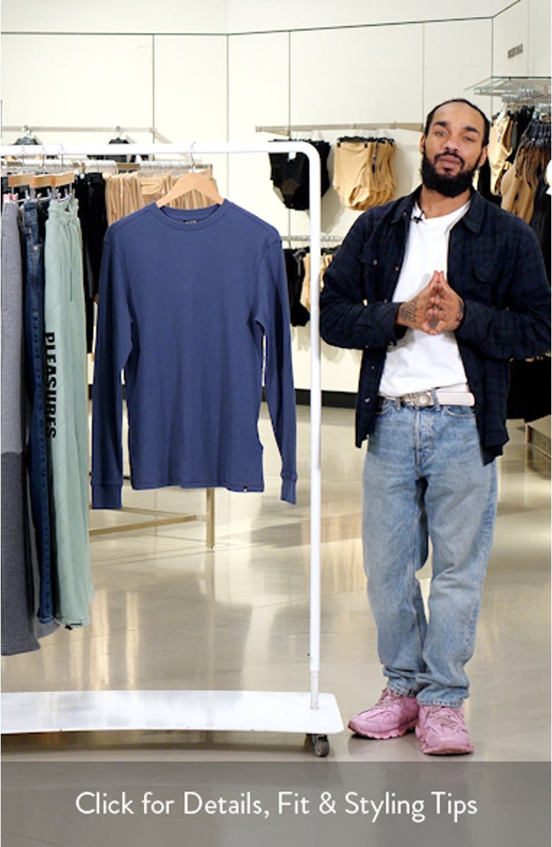 Essential Waffle Stitch Thermal T-Shirt, sales video thumbnail