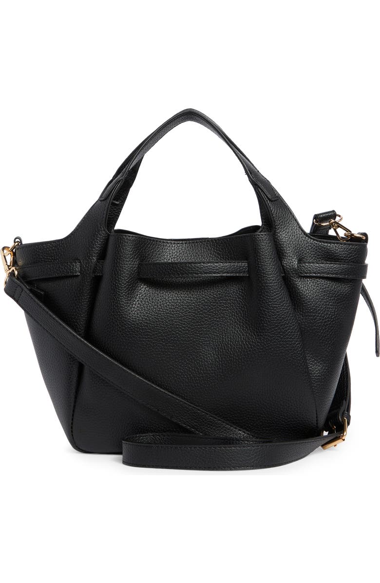 Nanette Lepore Walden Belted Satchel Bag, Alternate, color, Black