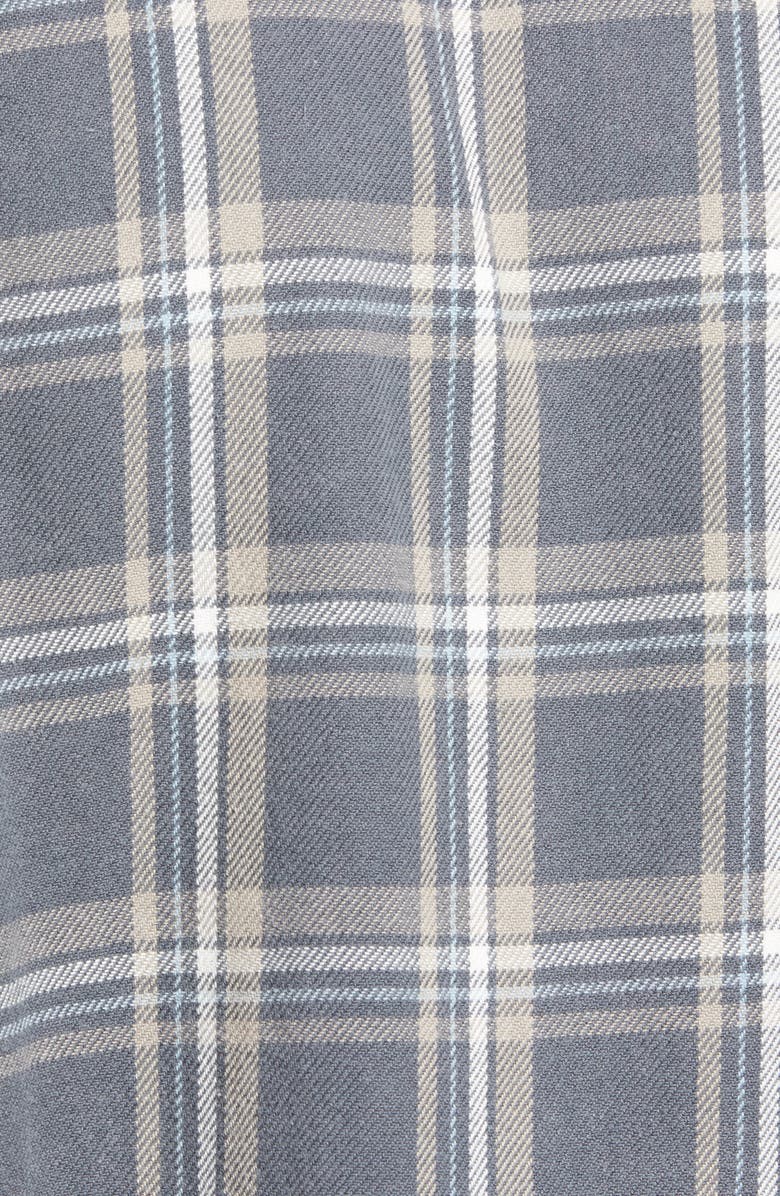 The Normal Brand Mountain Regular Fit Flannel Button-Up Shirt, Alternate, color, Grey Plaid