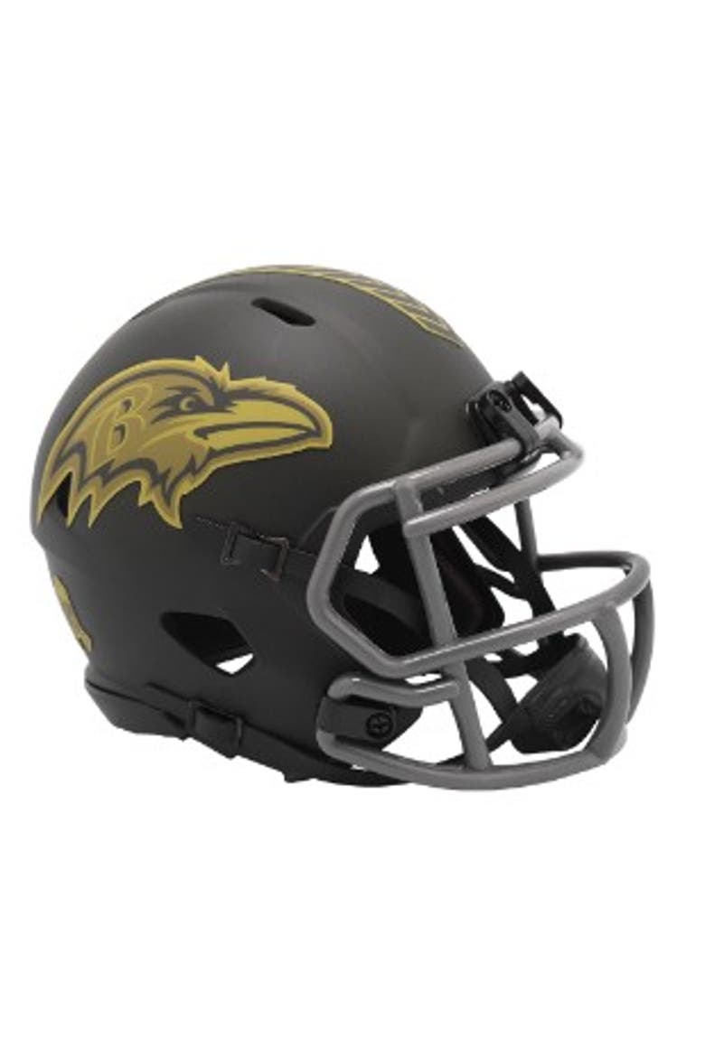 Baltimore Ravens 2025 Salute to Service Mini NFL Football Helmet, Main, color, Team Color