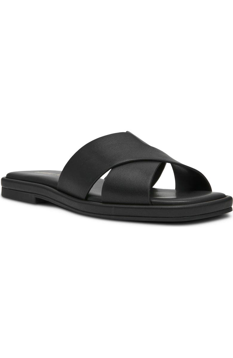 Anne Klein Khloe Crossover Strap Slide Sandal, Main, color,