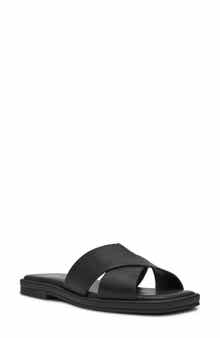 Anne Klein Khloe Crossover Strap Slide Sandal