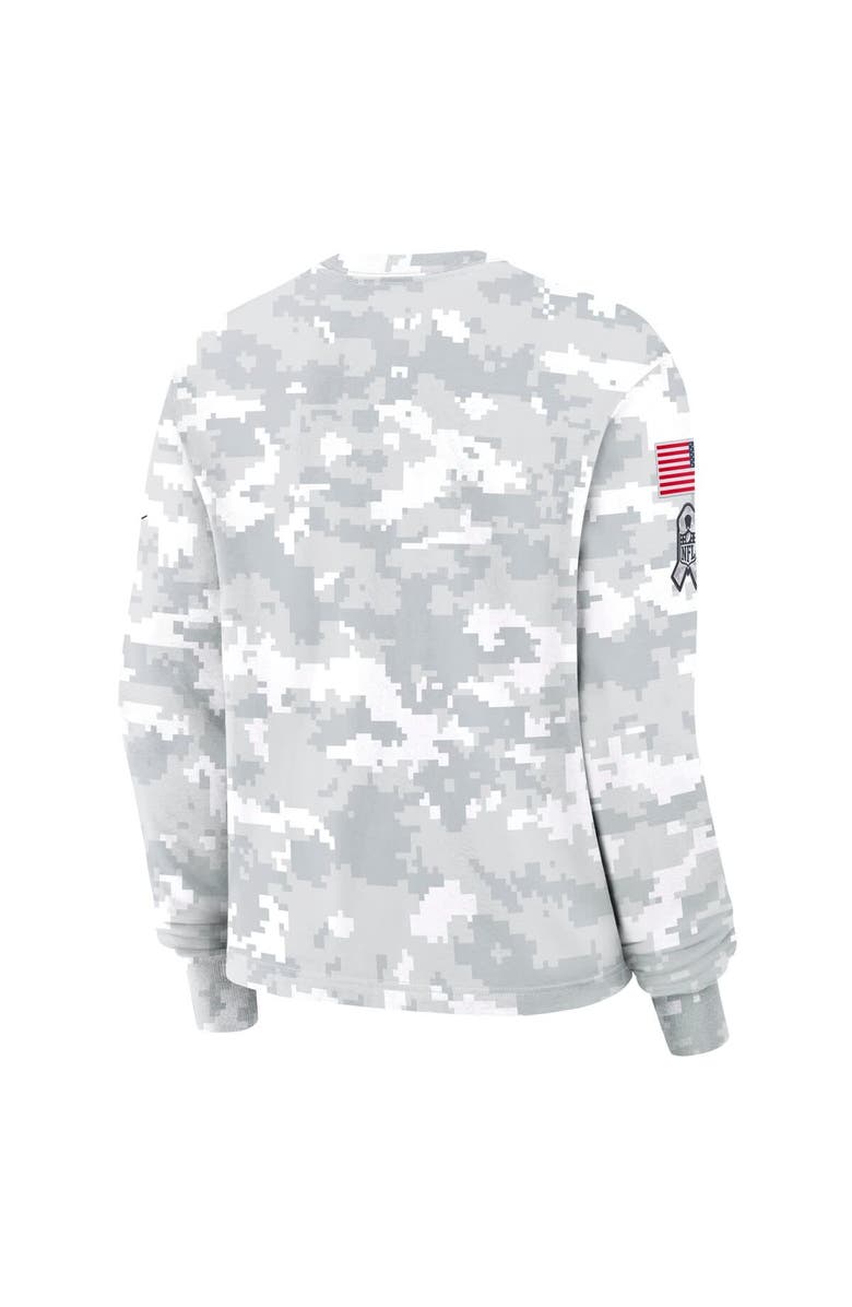 Nike Women's Nike White Houston Texans 2024 Salute To Service Long Sleeve T-Shirt, Alternate, color, 