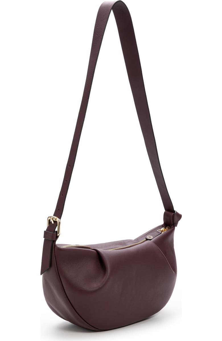 LA PORTEGNA Claudia Adjustable Strap Shoulder And Crossbody, Alternate, color, Burgundy