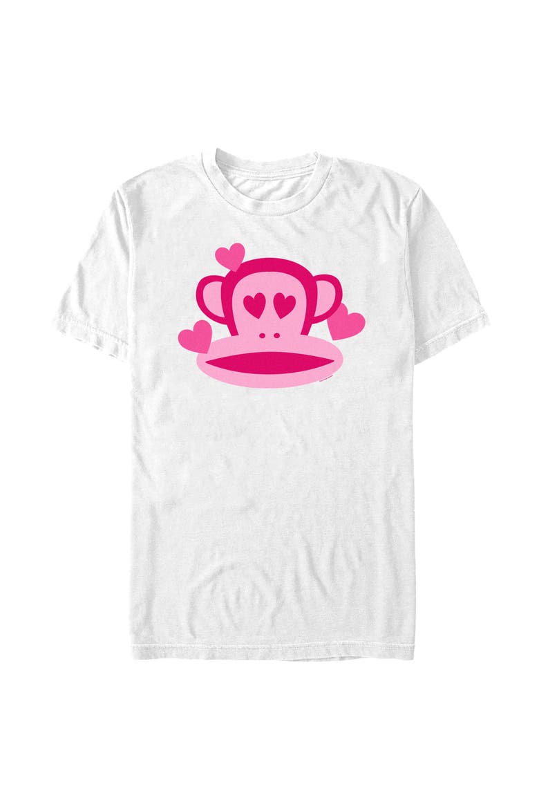 Men's Paul Frank Julius In Love Graphic Tee, Main, color, White
