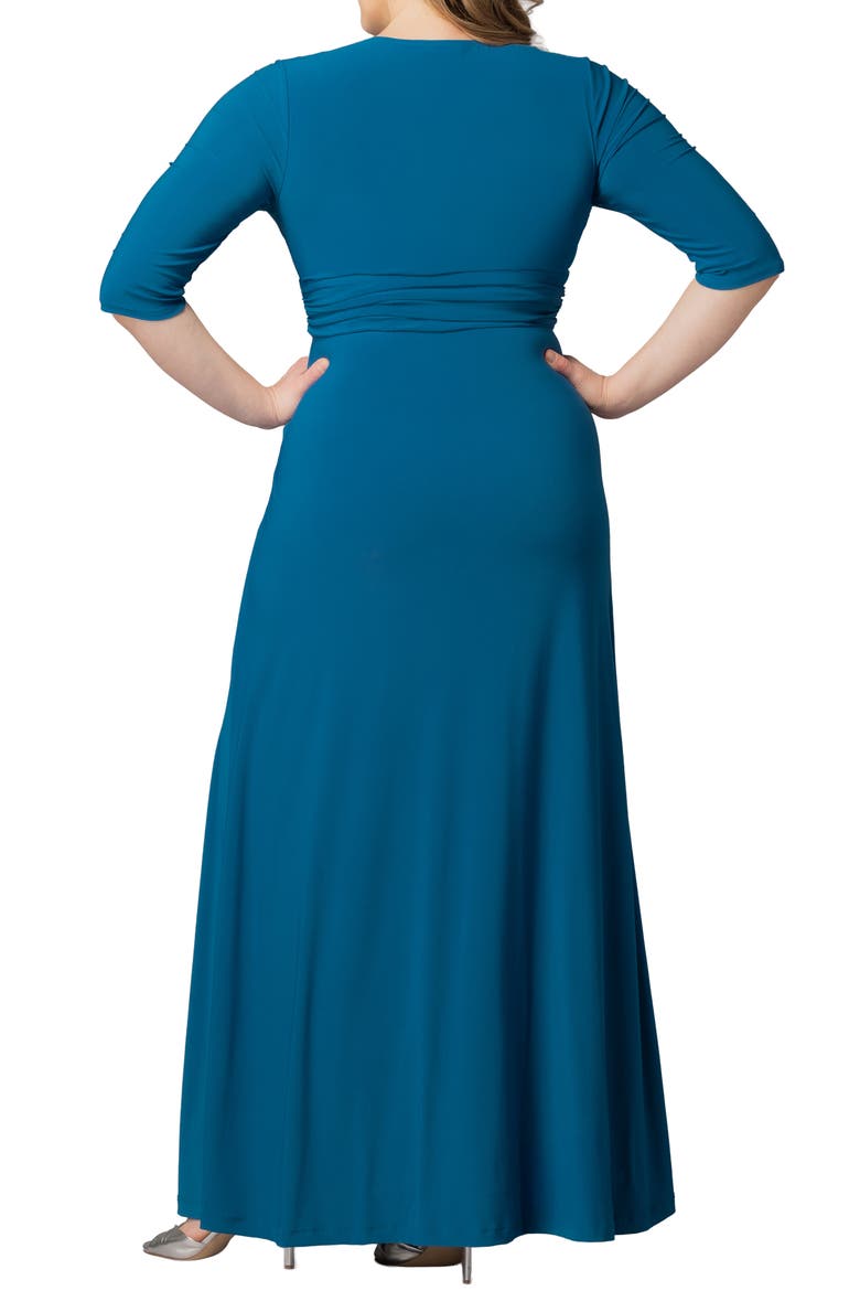 Evening Romance Stretch Jersey Gown, Alternate, color, AEGEAN BLUE