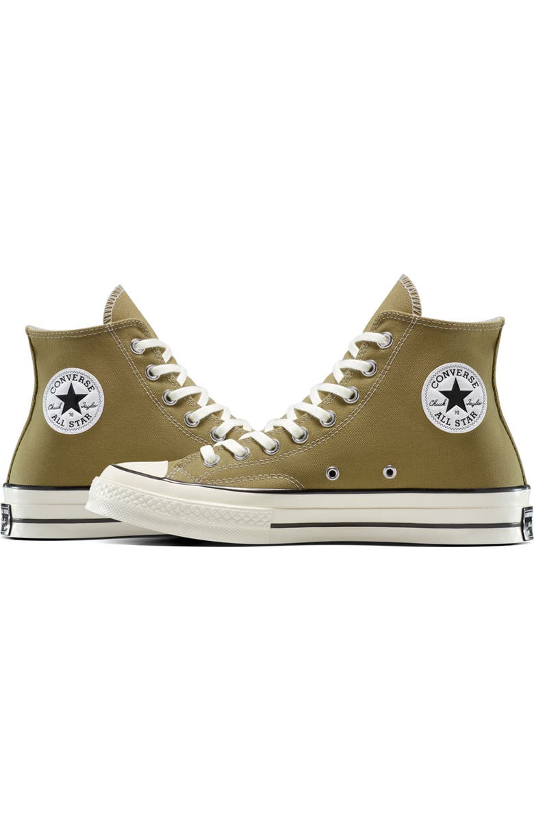 Converse Kids Chuck Taylor<sup>®</sup> All Star<sup>®</sup> 70 High Top Sneaker, Alternate, color, Swamp Core/ Egret/ Black
