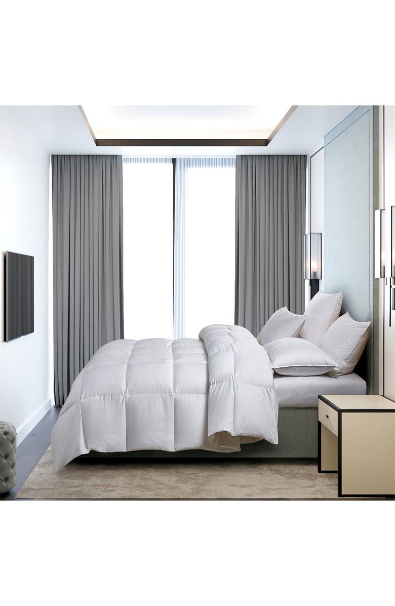 BLUE RIDGE HOME FASHIONS Serta 300TC Extra Warmth White Down & Feather Comforter, Alternate, color, 