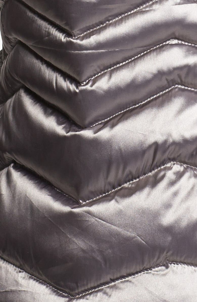 Bernardo Iridescent Packable Goose Down Jacket, Alternate, color, 