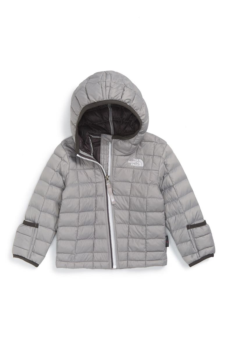 'ThermoBall™' PrimaLoft® Hooded Jacket, Main, color, METALLIC SILVER