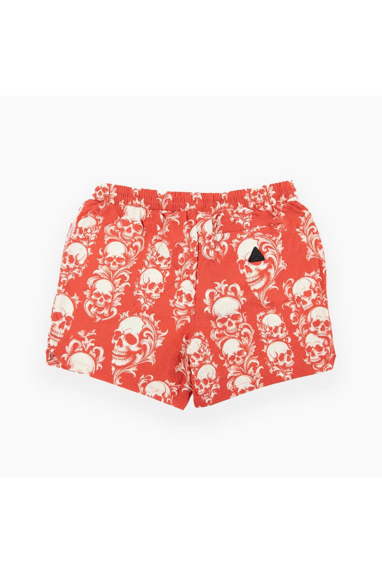Geo Shorts, Alternate, color, SALSA/ BLESSED