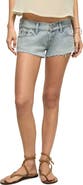 Lucky Brand Addison Ultra Low Rise Denim Cutoff Shorts
