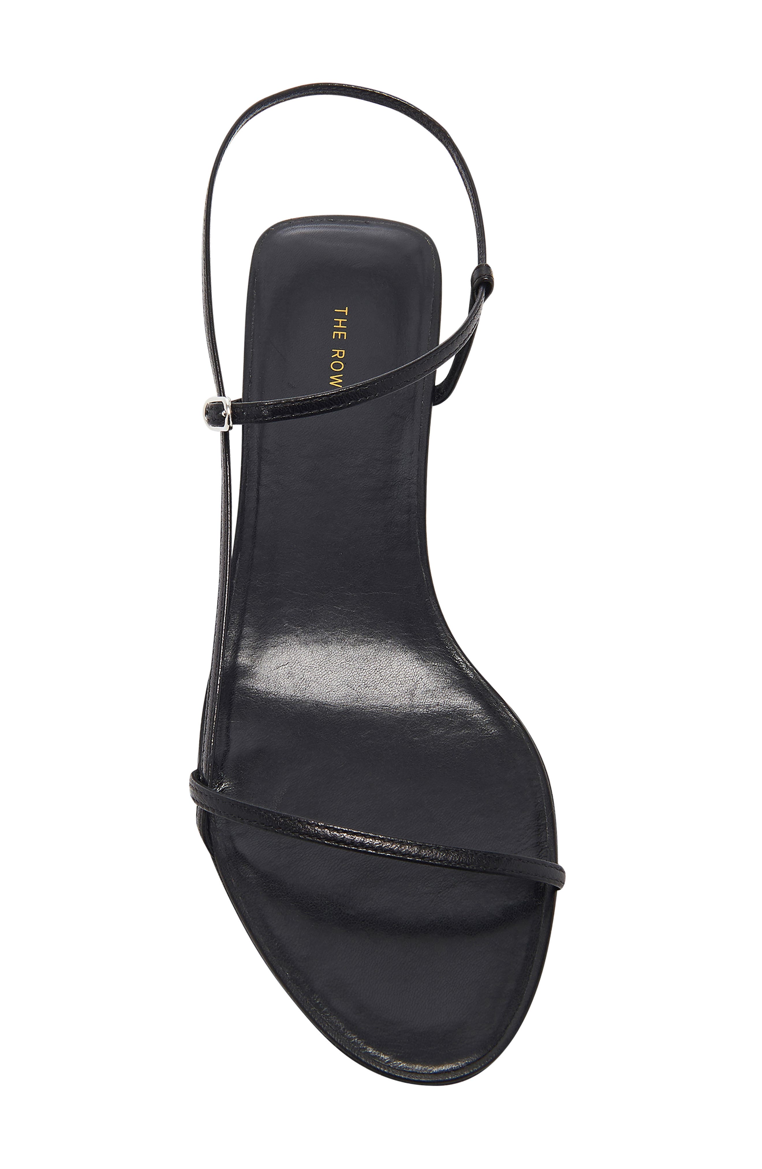 The Row Bare Sandal, Alternate, color, Blk Black