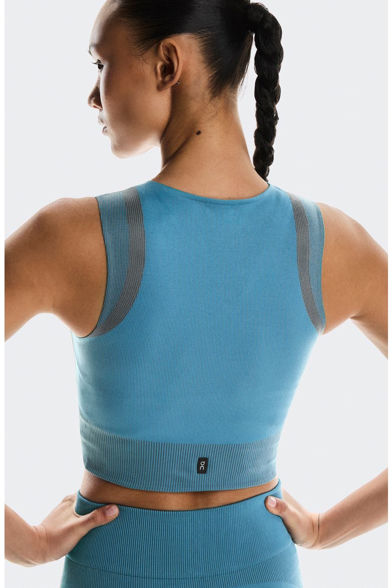 Studio Crop Tank, Alternate, color, NIAGARA/ ROCK