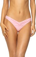 EDIKTED Starfish Ruched Bikini Bottoms