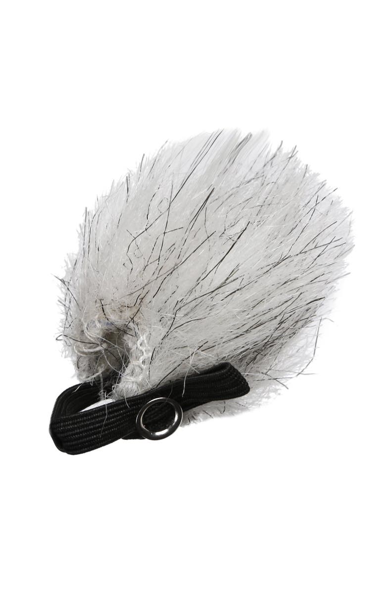 MOVO WS10n Universal Furry Outdoor Microphone Windscreen Muff for All Lavalier Microphones, Alternate, color, Black