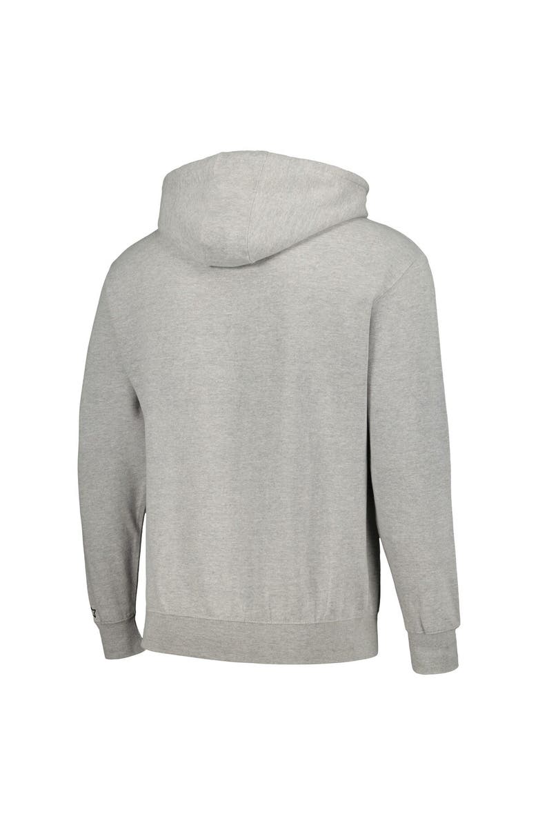 STARTER Men's Starter Heather Gray Cleveland Browns Domestic Post Season Full-Zip Hoodie, Alternate, color, 