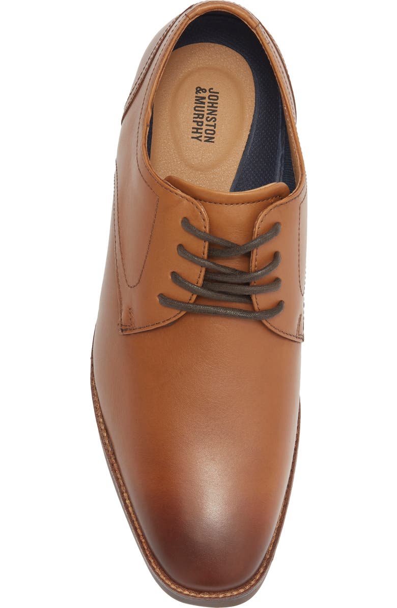 Johnston & Murphy Borland Plain Toe Derby, Alternate, color, Tan