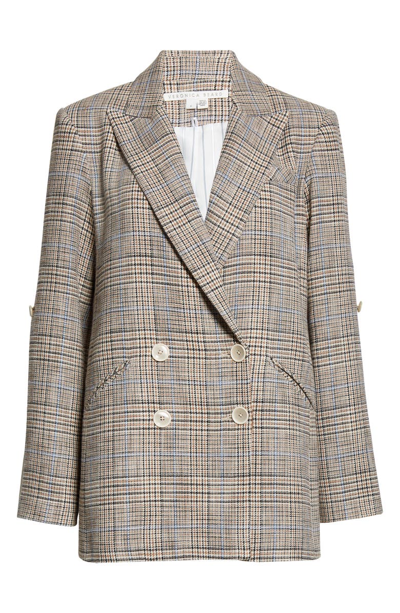 Veronica Beard Parineti Plaid Dickey Jacket, Main, color, 
