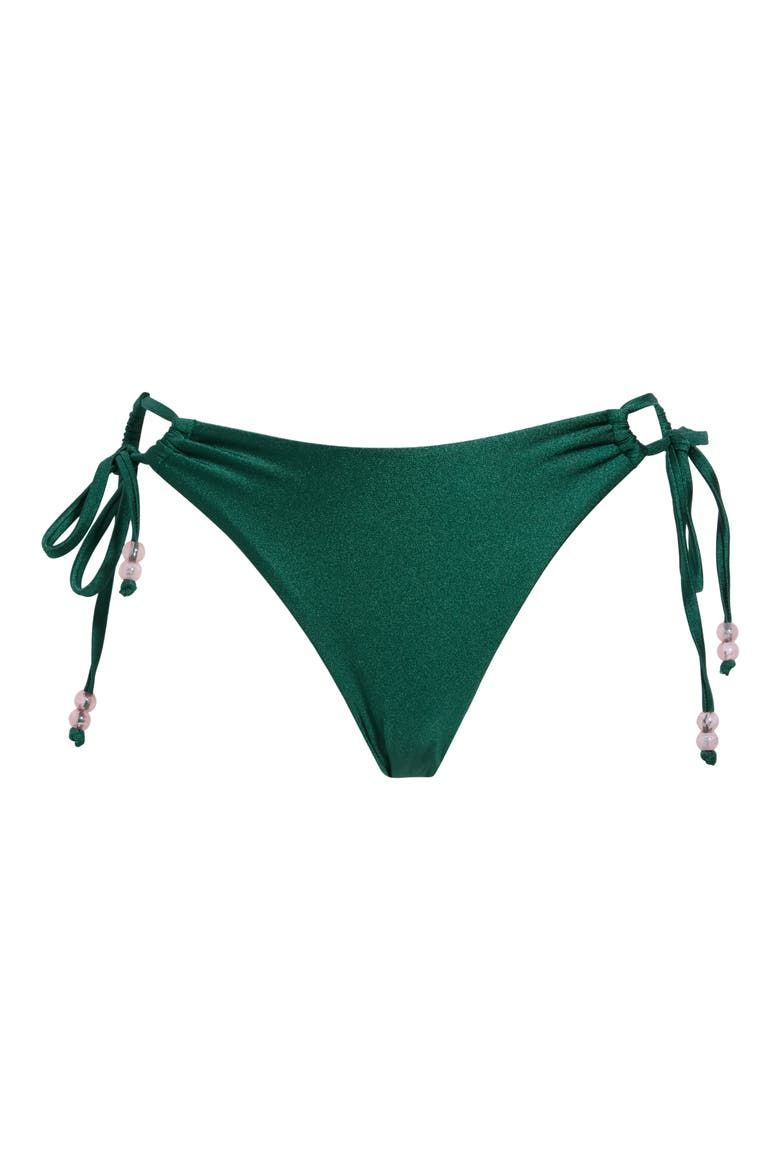 Blushing Side Tie Bikini Bottoms, Main, color, HUNTER