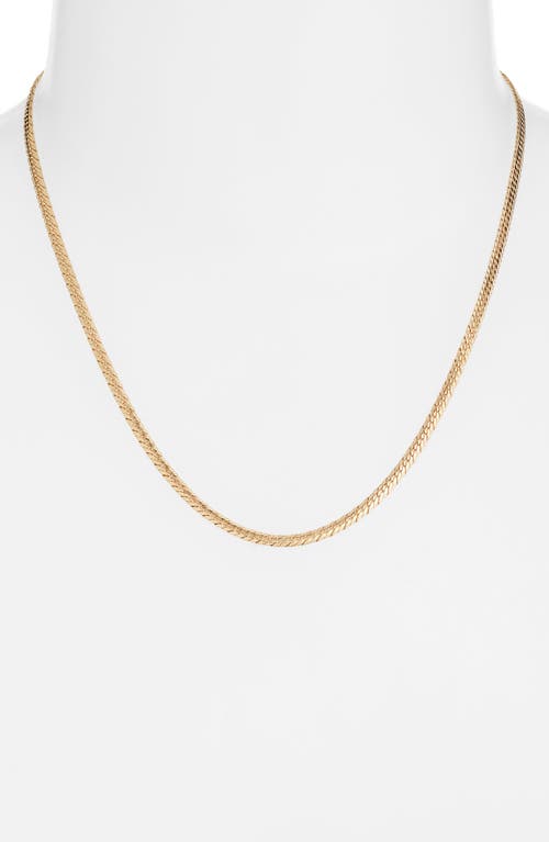 Soko Safu Herringbone Chain Necklace In Gold