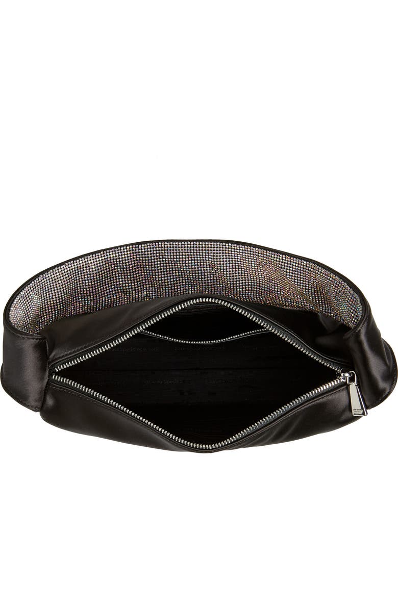 Kate Spade New York afterparty crystal & satin handbag, Alternate, color,