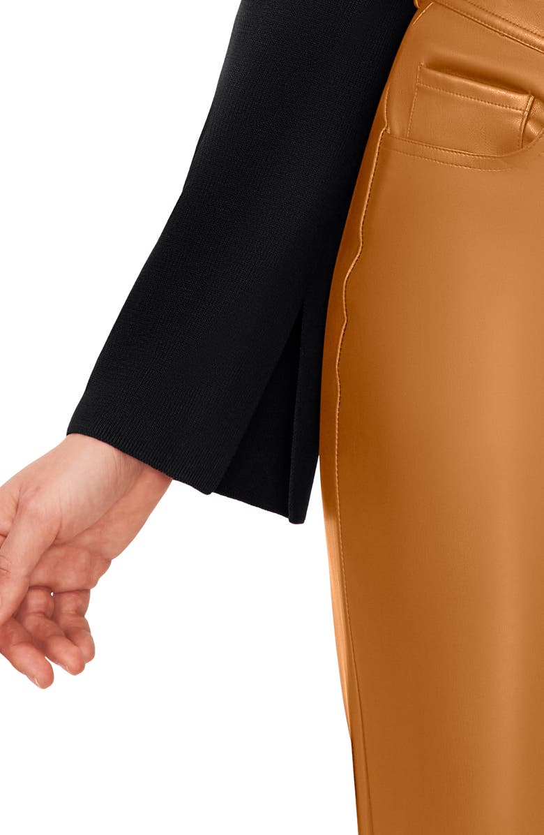 Halogen<sup>®</sup> Funnel Neck Cotton Blend Sweater, Alternate, color,