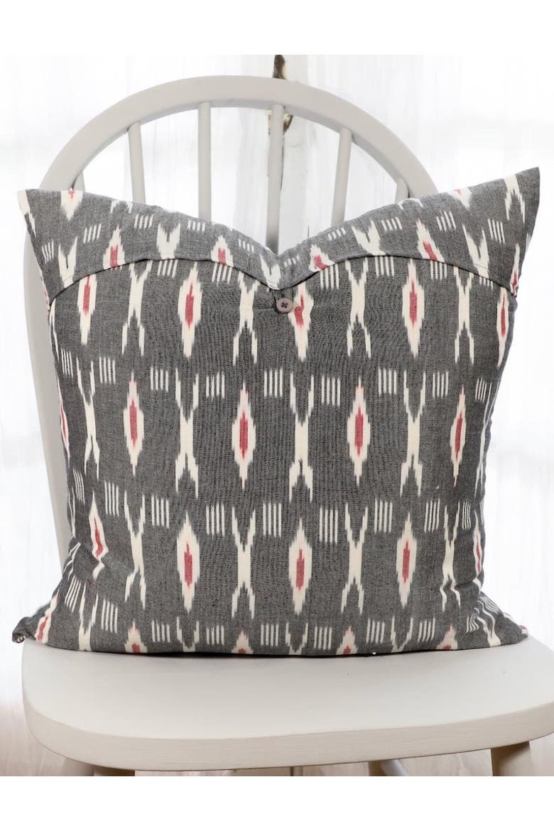 XO Throw Pillow Cover, Alternate, color, Grey, Red