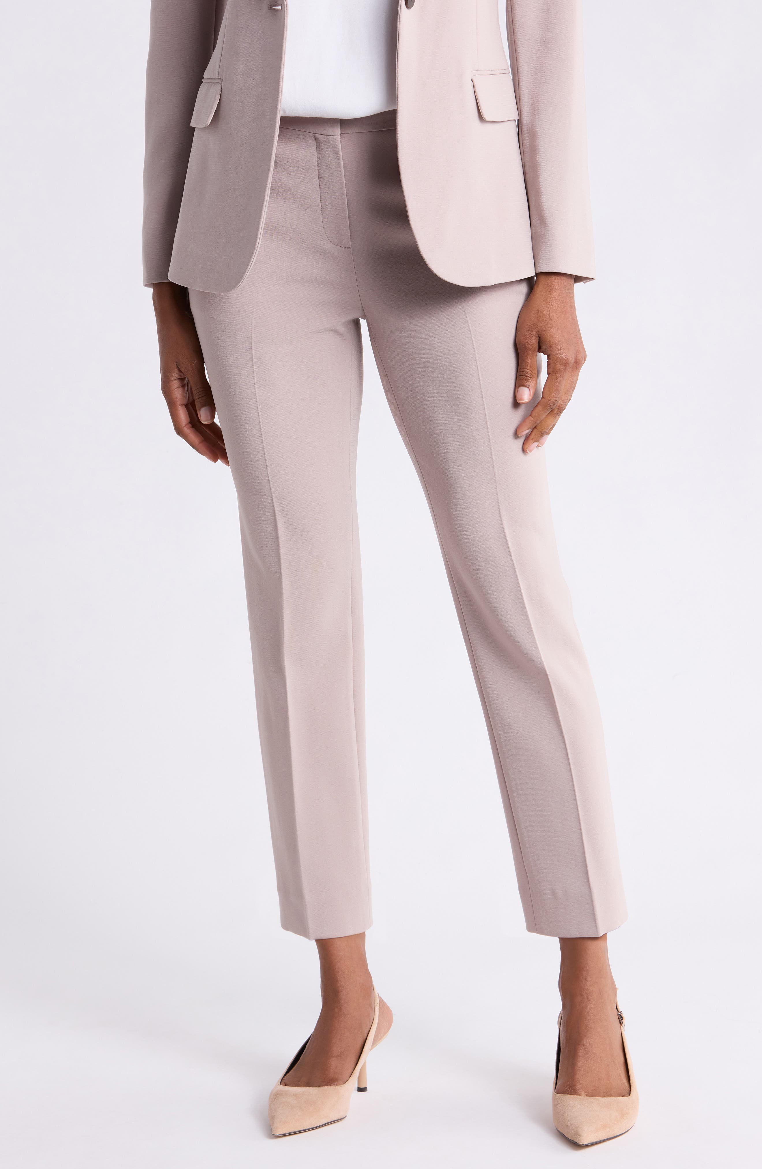 Treeca 4 Admiral Slim Fit Crepe Crop Pants