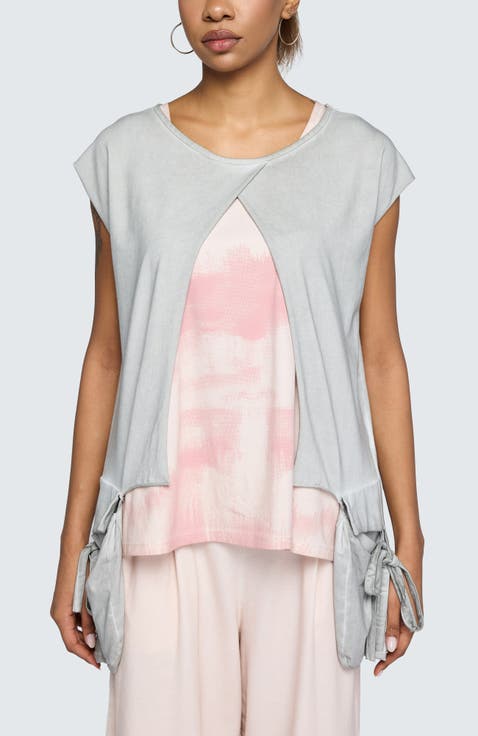 Elowyn Garment-Dyed Boxy Blouse