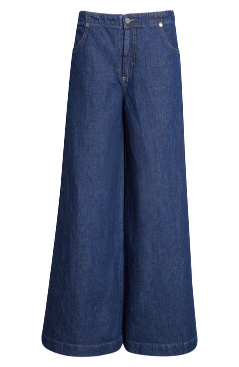 Dillion Mid Rise Wide Leg Jeans