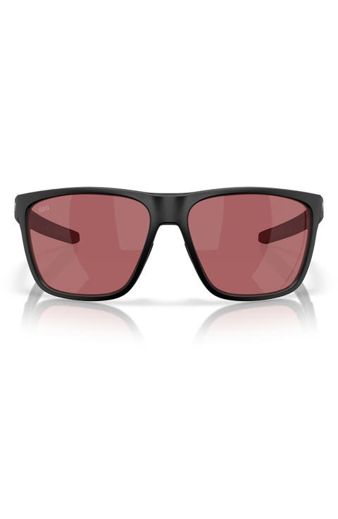 Ferg 62mm Polarized Pillow Sunglasses