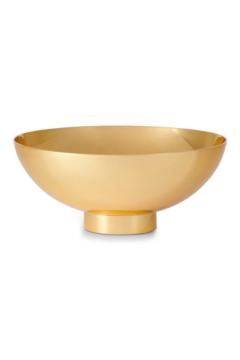 Sintra Large Footed Bowl, Main, color, GOLD
