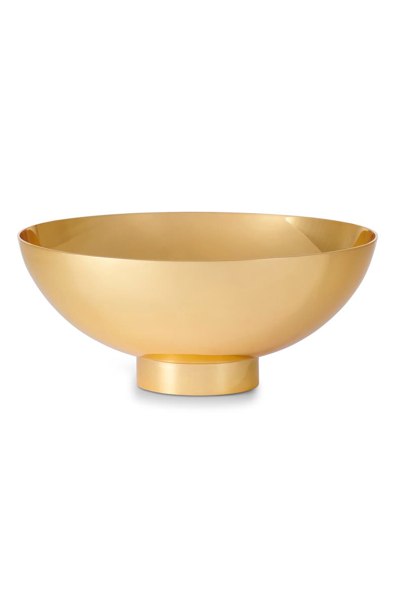 Aerin Sintra Large Footed Bowl, Main, color, Gold