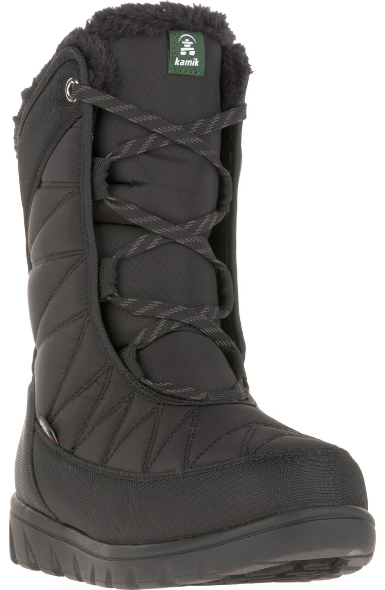 Kamik Hannah Mid Faux Fur Waterproof Boot, Main, color,