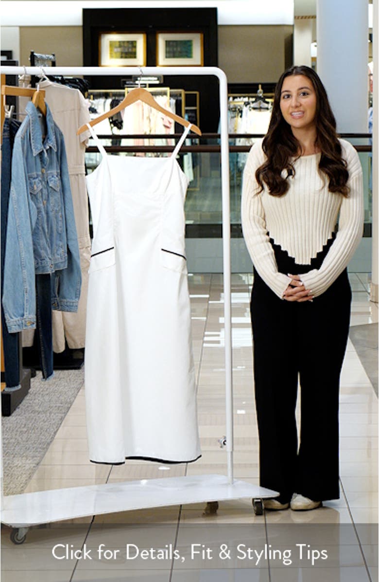 Pocket Flap Detail Midi Dress, sales video thumbnail