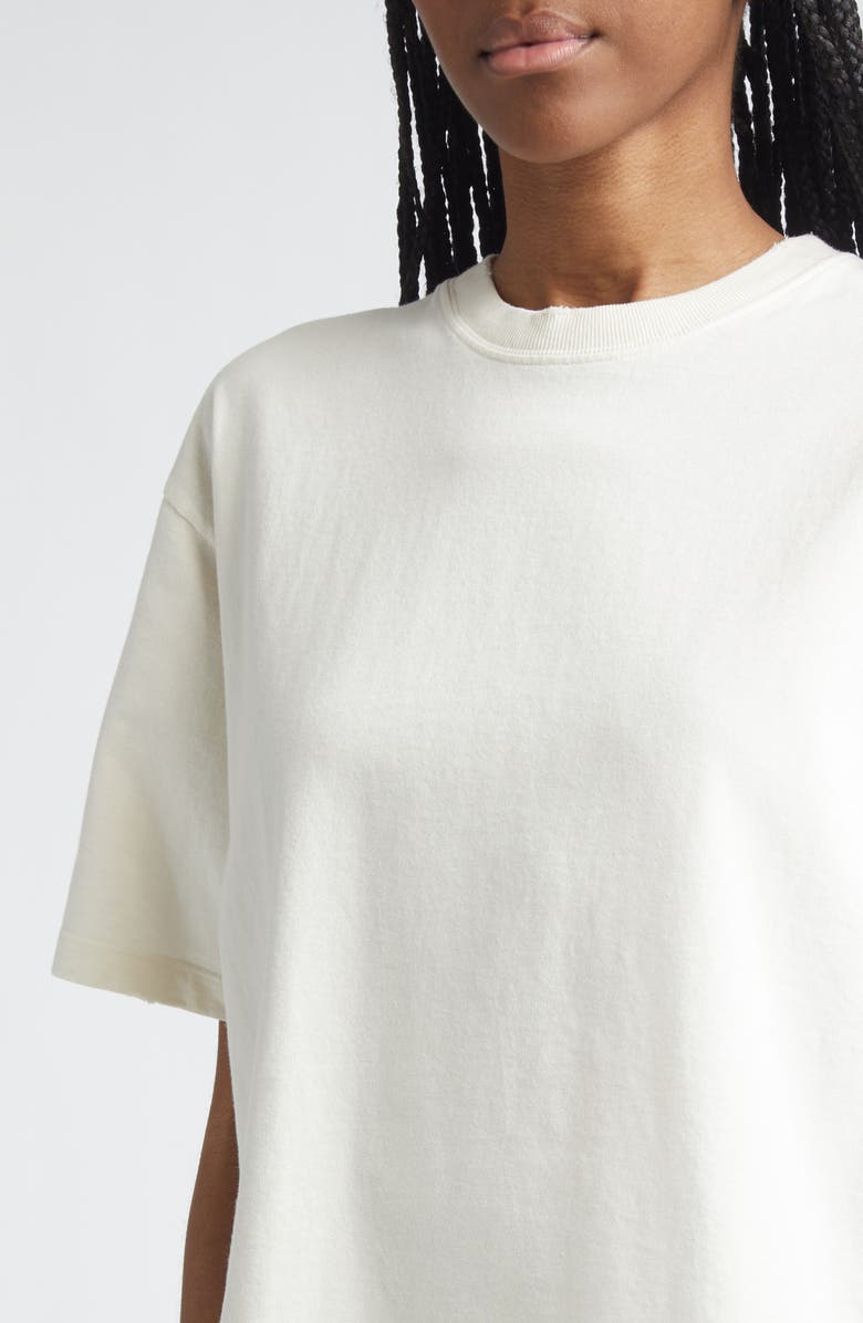 Golden Goose Gender Inclusive Star Embellished Distressed Graphic T-Shirt, Alternate, color, Artic Wolf